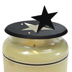 NO LONGER AVAILABLE - Star - Candle Jar Topper