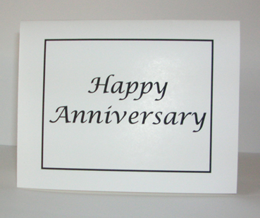 Happy Anniversary Card with Envelope