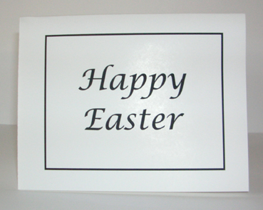 Happy Easter Card with Envelope