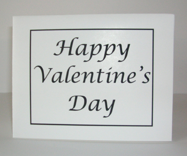 Happy Valentine's Day Card with Envelope