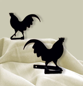 Rooster - Curtain Tie Backs