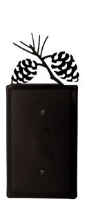 Pinecone - Single Elec. Cover - CUSTOM Product - If Out Of Stock, Allow 4 to 6 Weeks