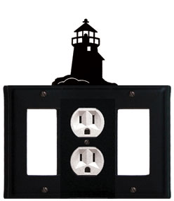 Lighthouse - Single GFI, Outlet and GFI Cover - CUSTOM Product - If Out Of Stock, Allow 4 to 6 Weeks