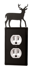 Dee r- Single Outlet Cover  