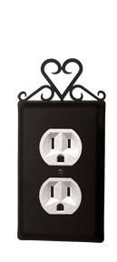 Hear t- Single Outlet Cover  