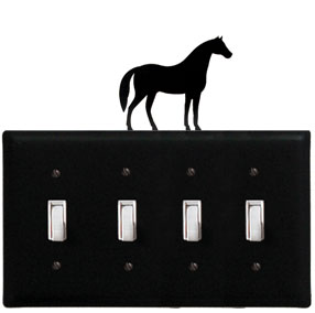 Horse - Quadruple Switch Cover