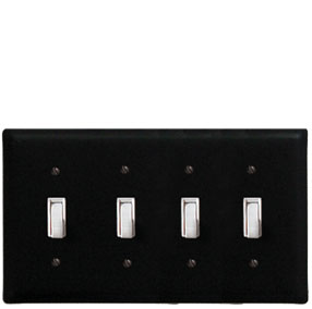 Plain - Quadruple Switch Cover